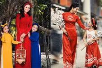 Ngắm mỹ nhân Việt diện áo dài đỏ, đón may mắn đầu năm 