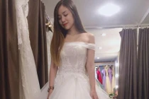 Hoài Lâm khoe vợ mặc váy cưới, hôn lễ sắp cận kề?