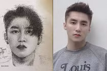 Fan phát sốt với tranh vẽ Sơn Tùng M-TP từ 3000 chữ “Trâm”