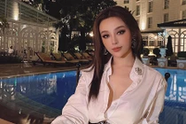 Huyền Baby như gái son, hóa ra là chịu khó mang mặt đi "tiêm chích"