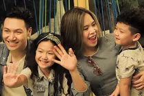 Tổ ấm hạnh phúc vợ đẹp, con xinh của Mạnh Trường “Tình yêu và tham vọng“