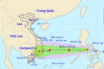 Áp thấp nhiệt đới mới khả năng mạnh lên thành bão