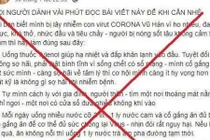 Thêm một chủ tài khoản đăng tin sai về dịch bệnh Covid-19 bị phạt 12,5 triệu đồng