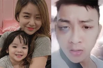 Hoài Lâm lộ mặt tím bầm, vợ cũ khoe hạnh phúc giản đơn