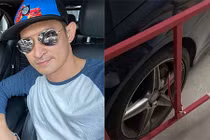 Huy Khánh bức xúc khi bị chung cư “xích” xe hơi vì đỗ sai