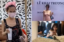 Quá bất ngờ Ngọc Trinh bị chụp lén, nhan sắc thê thảm