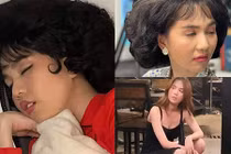 Loạt ảnh Ngọc Trinh bị "dìm hàng" ở hậu trường đóng phim mới