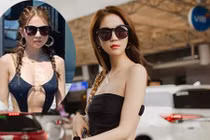 Tung ảnh bikini, Ngọc Trinh bị chê gầy trơ xương