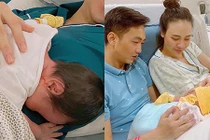 Đàm Thu Trang khoe khoảnh khắc đáng yêu của con gái