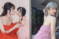 Vẻ nóng bỏng sau 2 lần sinh nở của Diệp Lâm Anh