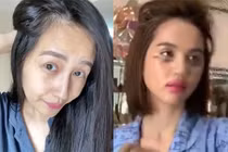 Hoảng hồn màn tự dìm nhan sắc của loạt mỹ nhân Việt