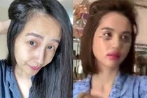 Hoảng hồn màn tự dìm nhan sắc của loạt mỹ nhân Việt