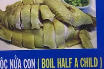 Du khách giật mình với thực đơn “tiếng Tây” cho sang của nhà hàng Việt 