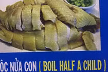 Du khách giật mình với thực đơn “tiếng Tây” cho sang của nhà hàng Việt 