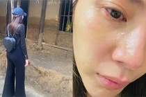 Giữa bão thị phi từ thiện, Thủy Tiên bật khóc vì nhớ nhà