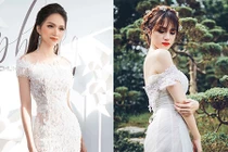 Hương Giang Idol nữ tính, đẹp mê hoặc khi mặc váy cưới