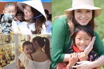 Khoảnh khắc đáng yêu của Mỹ Tâm khi cưng nựng trẻ con