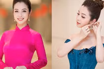 “Gái 4 con” Jennifer Phạm khoe vẻ nuột nà khi làm MC 