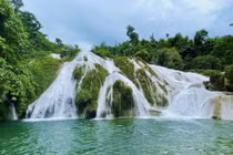 Thác nước 3 tầng - điểm du lịch hút khách ở Tuyên Quang