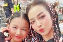 Ở tuổi 11, con gái Jennifer Phạm đã lộ nhan sắc được thừa hưởng từ mẹ