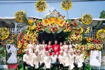 Đám cưới toàn món chay, cô dâu chú rể không nhận tiền mừng