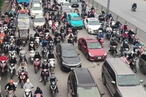 Các cửa ngõ Hà Nội đông đúc sau kỳ nghỉ lễ Giỗ Tổ Hùng Vương