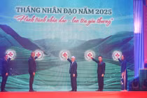 Chủ tịch Đỗ Văn Chiến dự Lễ phát động Tháng Nhân đạo cấp quốc gia năm 2025