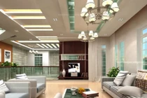 Phong thủy: Chọn màu cho trần phòng sinh hoạt chung 