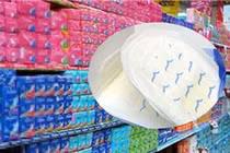 Phát hiện băng vệ sinh nhiễm xạ gây ung thư