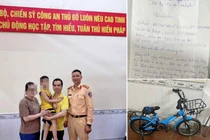 Hỗ trợ bé trai 5 tuổi đạp xe đi lạc về với gia đình