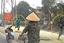 Tìm người bị tài xế xe ôm vác dao đuổi đánh ở Hà Nội