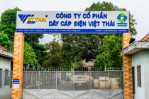 Công ty CP Dây cáp điện Việt Thái hoạt động không có giấy phép môi trường