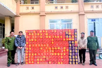 Bắt quả tang, thu giữ hơn nửa tấn pháo nổ nhập lậu