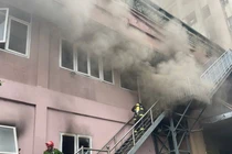 Hà Nội: Cháy Phòng khám y học cổ truyền Hương Sen do chập điện