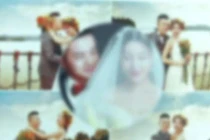 Chú rể tái mặt nhận ảnh cưới là cô dâu bên người đàn ông khác