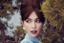 Cùng kiểu tóc, Ngọc Trinh khi thì đài các, lúc sexy vô đối