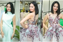 Hoa hậu Hương Giang khoe dáng thon gọn bất ngờ sau sinh