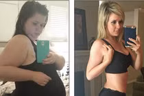 "Biến hình" thành mỹ nhân sau khi giảm 70kg