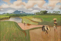 Việt Nam xưa tuyệt đẹp qua loạt tranh trăm tuổi của họa sĩ Pháp