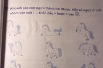 Bài toán lớp 1 xoắn não, phụ huynh cãi kịch liệt tìm đáp án 