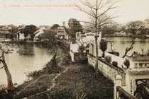 Ngắm đền Ngọc Sơn trong loạt bưu thiếp cổ của Pháp