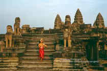 Ảnh đặc biệt về phế tích Angkor Wat ba thập niên trước