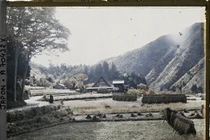 Ảnh màu cực hiếm đẹp như tranh vẽ về ngôi làng gần Kyoto năm 1926