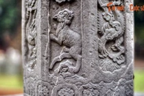 Cận cảnh cột đá thiêng có một không hai của nhà Hậu Lê