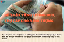 Đề xuất tăng lương hưu, trợ cấp xã hội cho 8 đối tượng