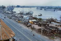 Ảnh màu về bến Bạch Đằng ở Sài Gòn trước 1975 