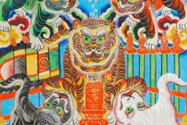 Ý nghĩa tâm linh của Ngũ Hổ trong tranh dân gian Hàng Trống 