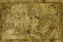 Chi tiết sốc trên quan tài bằng đá của vị vua Maya cổ đại