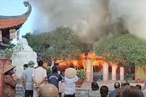 Bề dày lịch sử của ngôi chùa vừa cháy lớn ở Phú Thọ