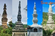 Cận cảnh bốn tòa tháp cổ huyền bí giữa núi rừng Tây Bắc